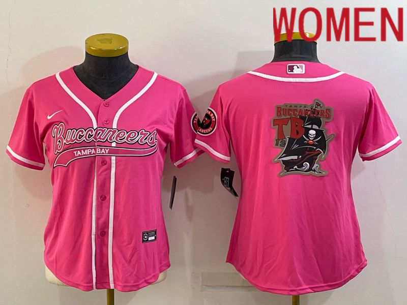 Women Tampa Bay Buccaneers Blank Pink 2022 Nike Co branded NFL Jersey